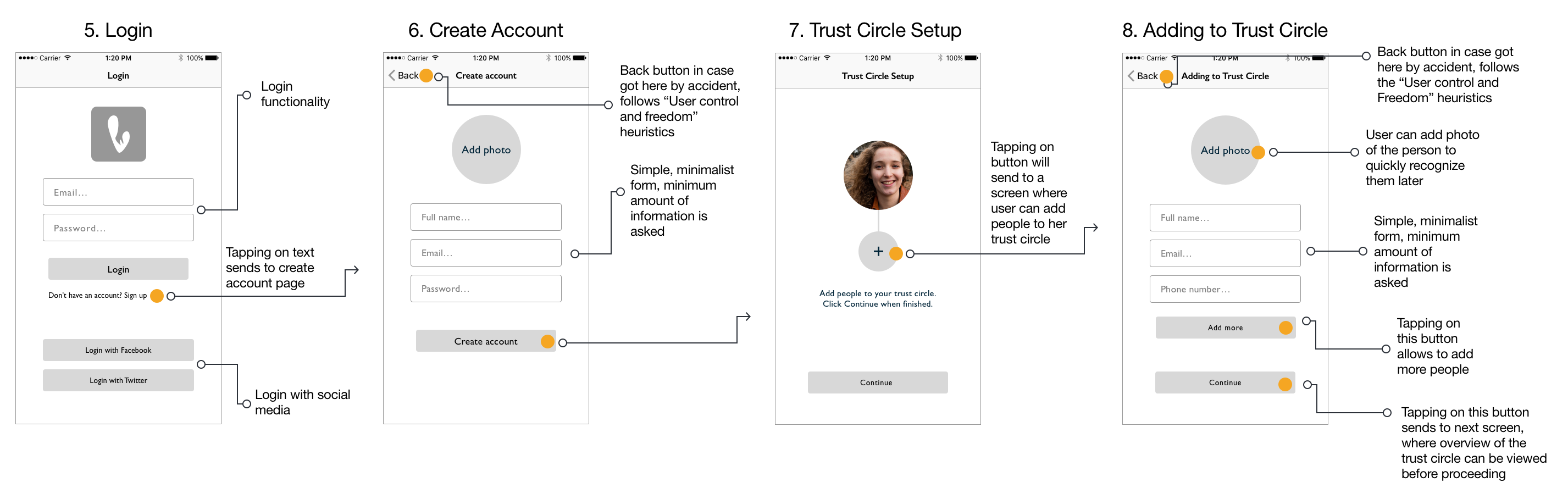 Wireframes second image