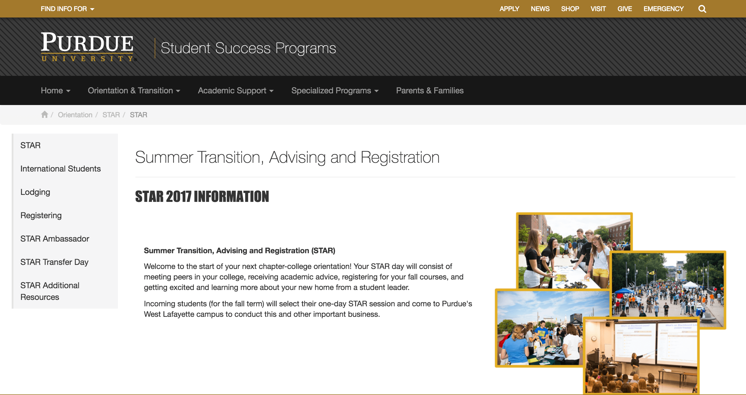 Old website second image